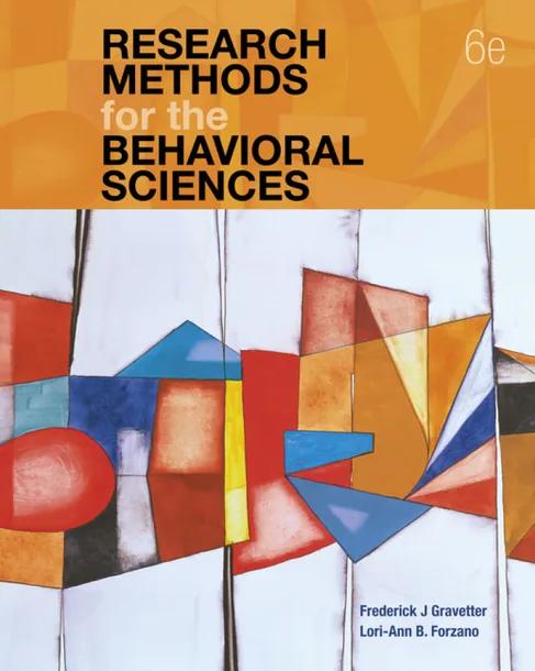 Research Methods for the Behavioral Sciences cover