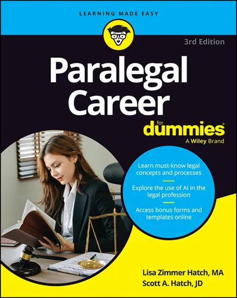 Paralegal Career For Dummies cover