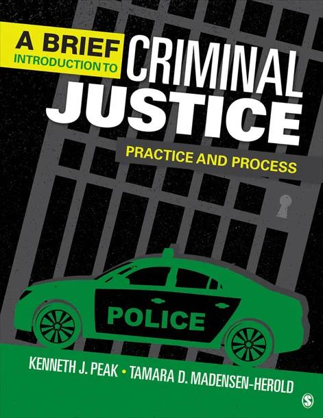 A Brief Introduction to Criminal Justice cover