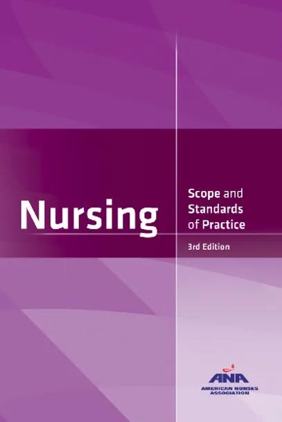 Nursing: Scope and Standards of Practice cover