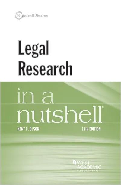 Olson's Legal Research in a Nutshell