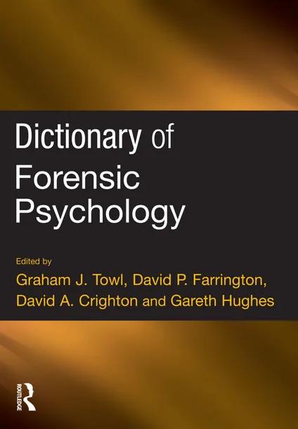 Dictionary of Forensic Psychology cover