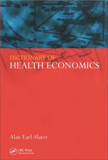 Dictionary of Health Economics cover