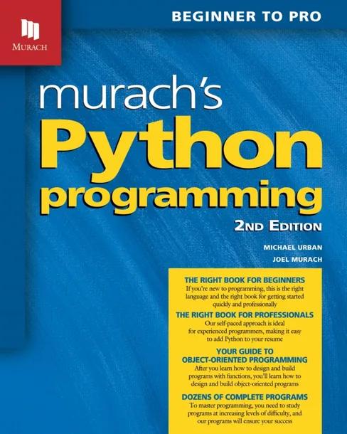 Murach's Python Programming cover