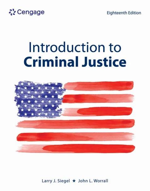 Introduction to Criminal Justice cover