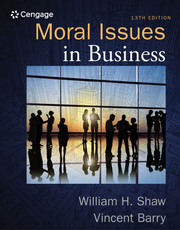 Moral Issues in Business cover
