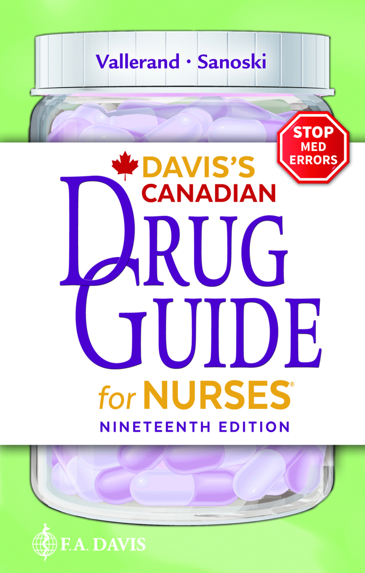 Davis's Canadian Drug Guide for Nurses