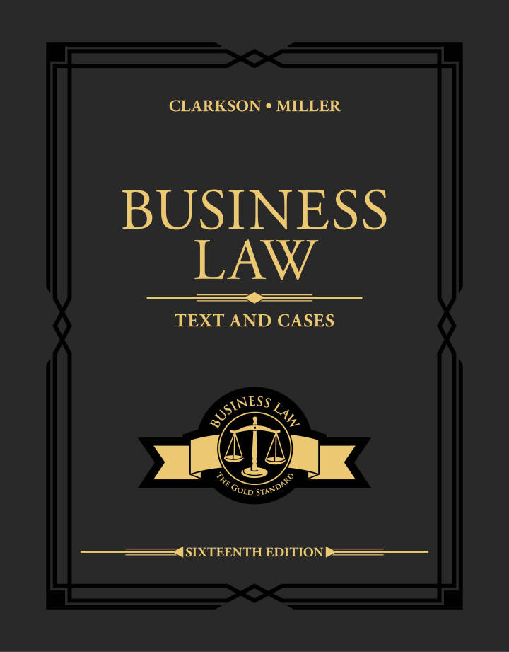 Business Law: Text and Cases