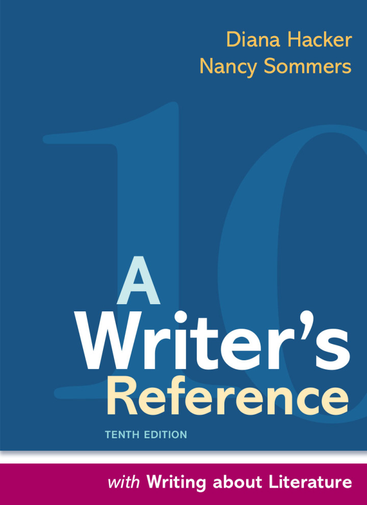 A Writer's Reference with Writing about Literature cover
