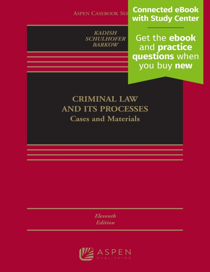 Criminal Law and Its Processes cover