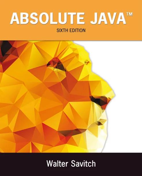 Absolute Java cover