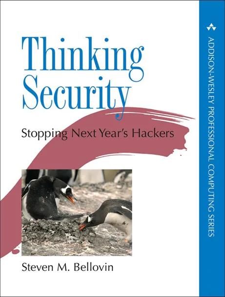 Thinking Security cover