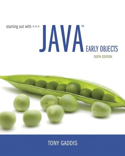 Starting Out with Java: Early Objects cover