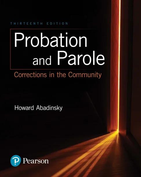 Probation and Parole cover