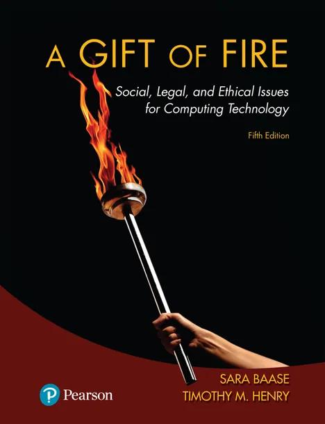 A Gift of Fire cover