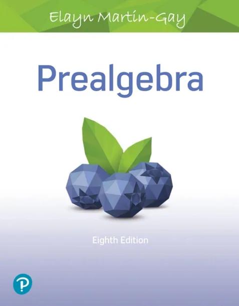Prealgebra cover