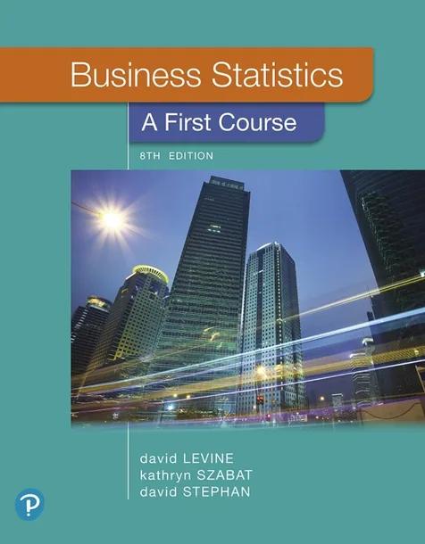 Business Statistics: A First Course cover