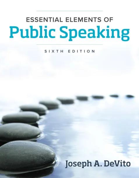 Essential Elements of Public Speaking cover