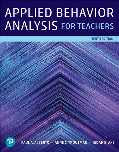 Applied Behavior Analysis for Teachers