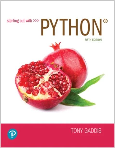 Starting Out with Python cover