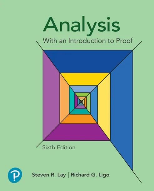 Analysis with an Introduction to Proof cover