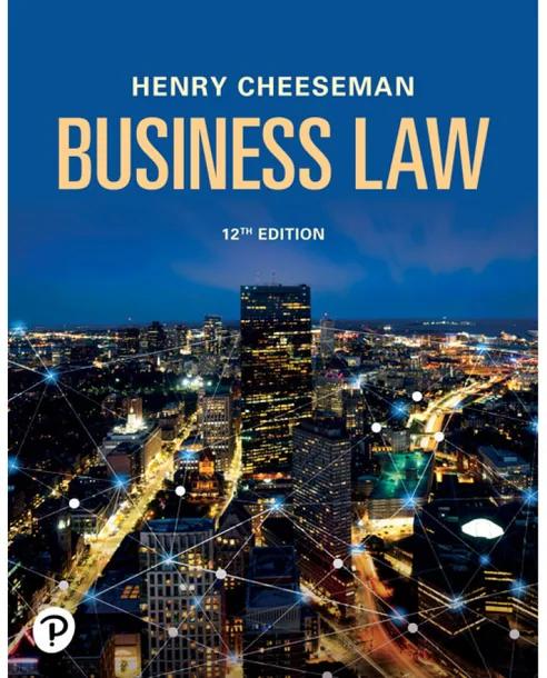 Cheeseman's Business Law cover