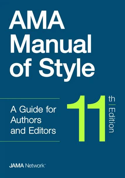 AMA Manual of Style cover