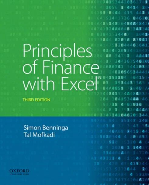 Principles of Finance with Excel cover