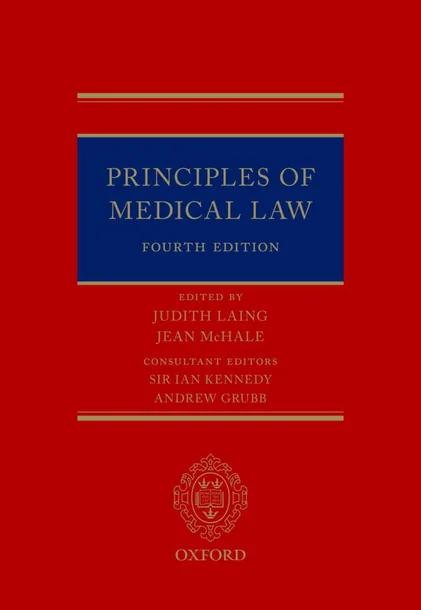 Principles of Medical Law cover