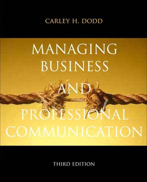 Managing Business and Professional Communication cover