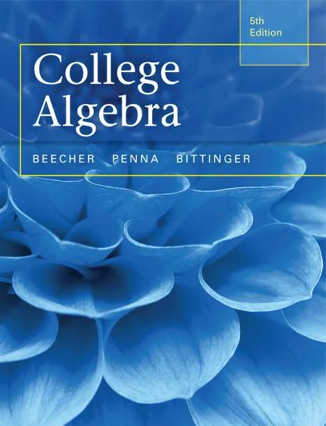 College Algebra cover