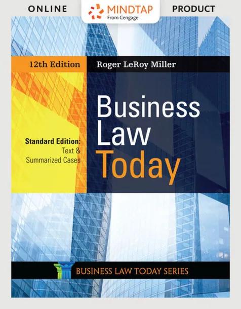 Business Law Today, Standard cover