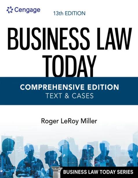 Business Law Today, Comprehensive cover