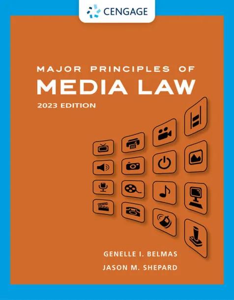 Major Principles of Media Law, 2023 cover