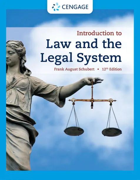 Introduction to Law and the Legal System cover