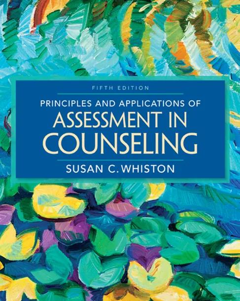 Principles and Applications of Assessment in Counseling cover