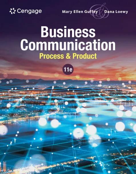 Business Communication: Process & Product cover