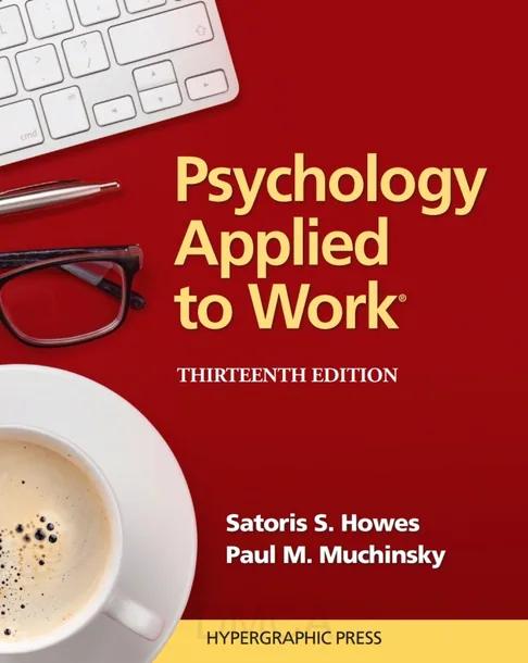 Psychology Applied to Work cover