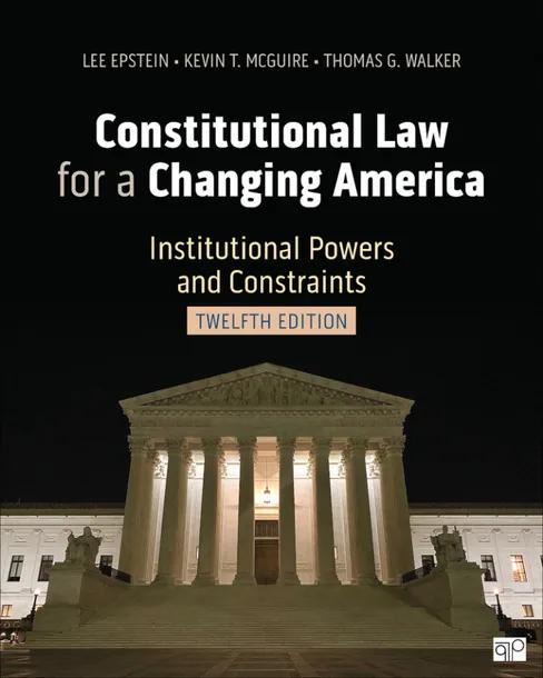 Constitutional Law for a Changing America cover