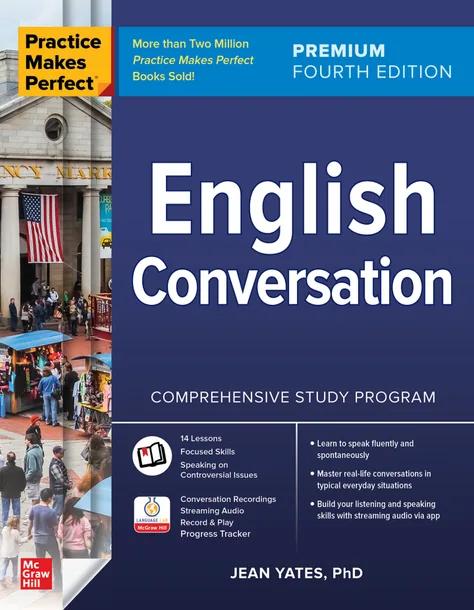Practice Makes Perfect: English Conversation, Premium cover