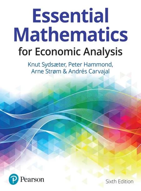 Essential Mathematics for Economic Analysis cover