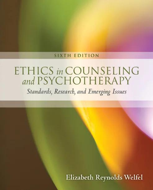 Ethics in Counseling & Psychotherapy cover