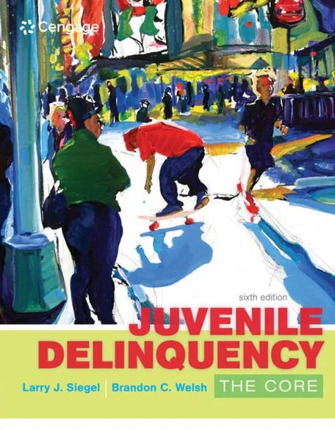 Juvenile Delinquency: The Core cover