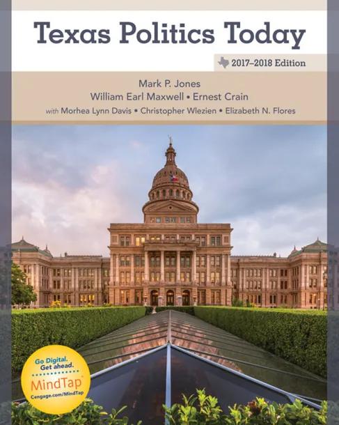 Texas Politics Today 2017-2018 Edition cover