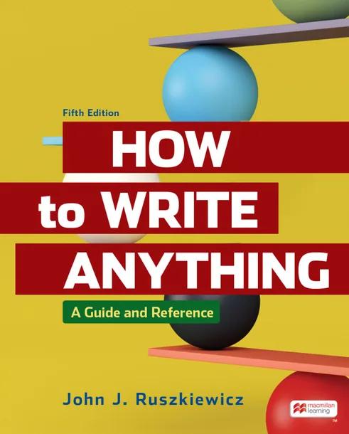 How to Write Anything cover