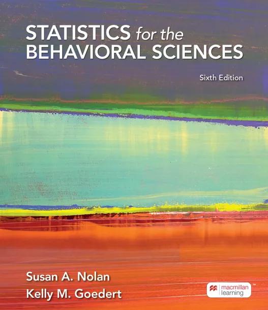 Statistics for the Behavioral Sciences cover