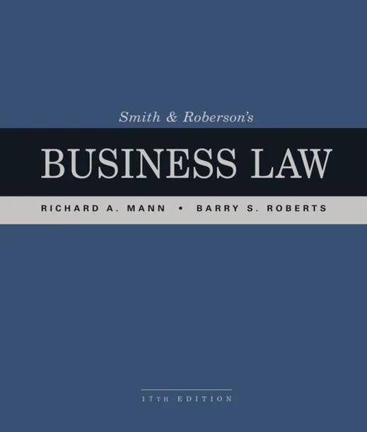 Smith and Roberson's Business Law cover