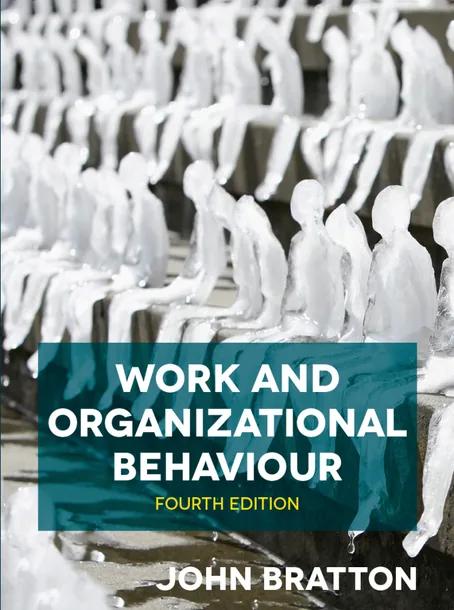 Work and Organizational Behaviour cover