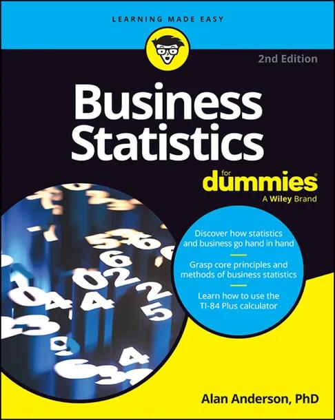 Business Statistics For Dummies cover