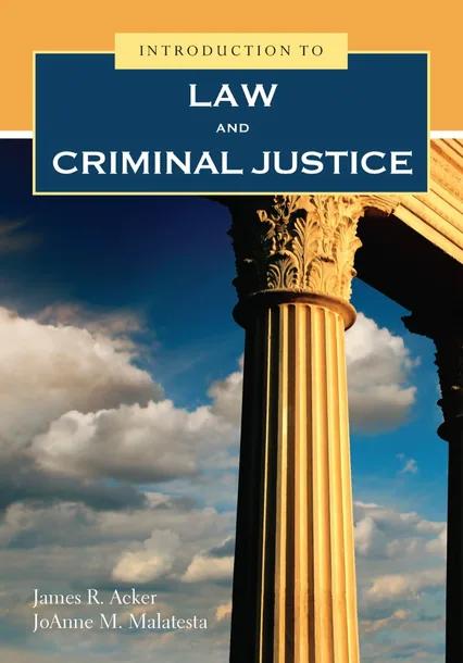 Introduction to Law and Criminal Justice cover
